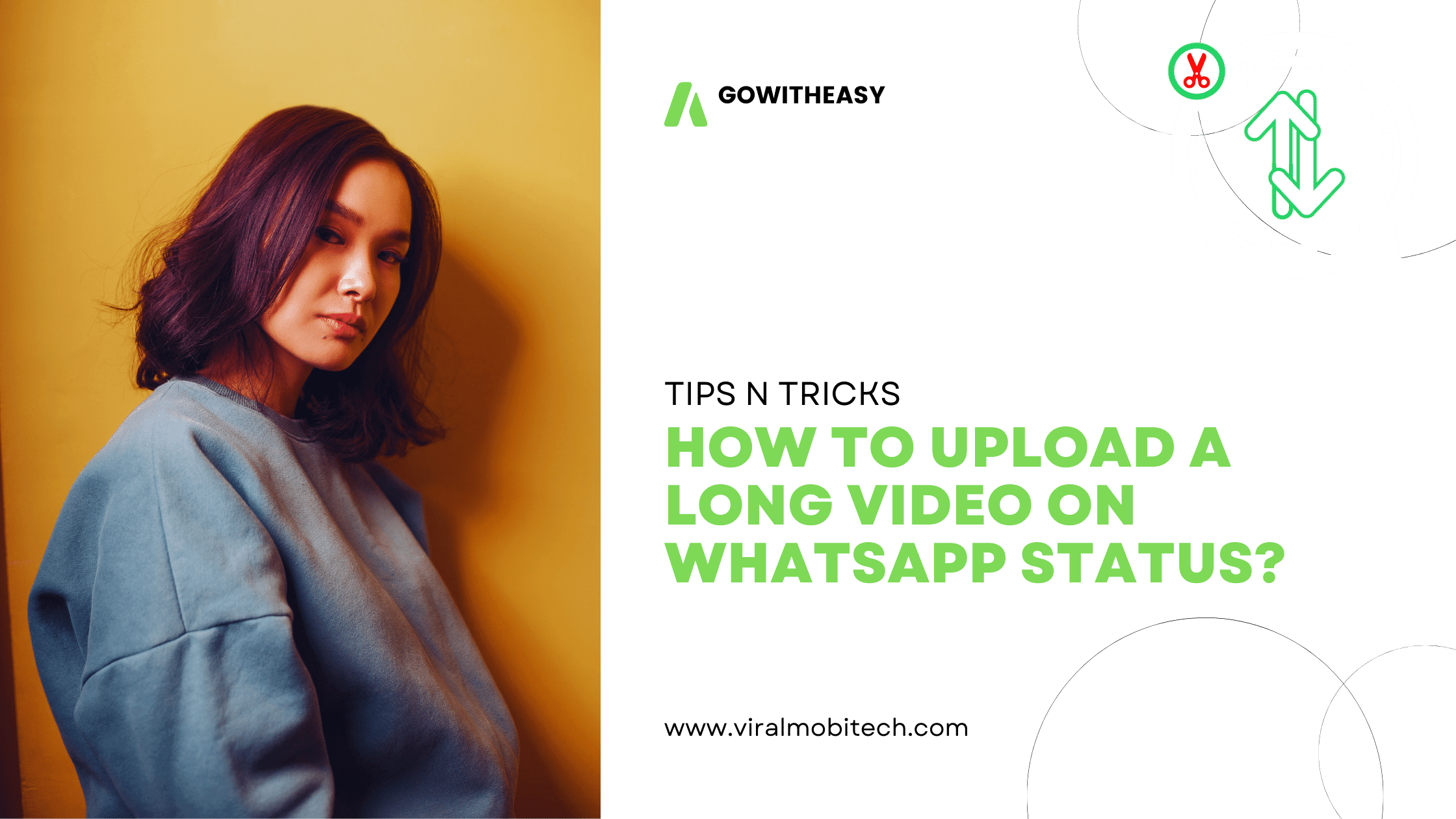 How to upload long video to whatsapp status